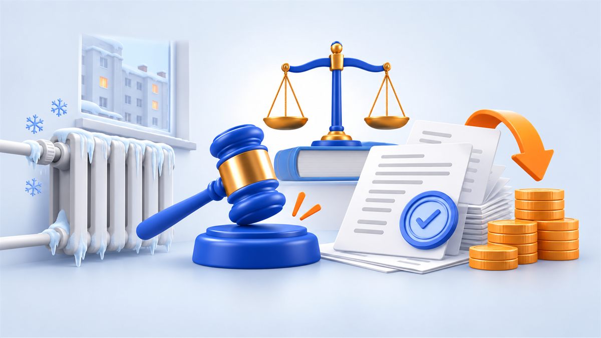 Суд обязал УК сделать перерасчёт за холодные батареи
